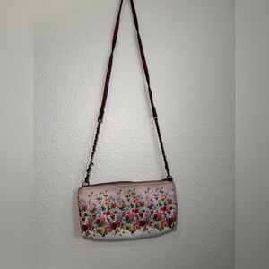 Elliot Luca Floral Leather Crossbody